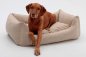 Preview: Hundebett Box Bett Alcanterra sand beige