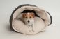 Preview: Hundekörbchen Shopper Little Basket Saddle graphit