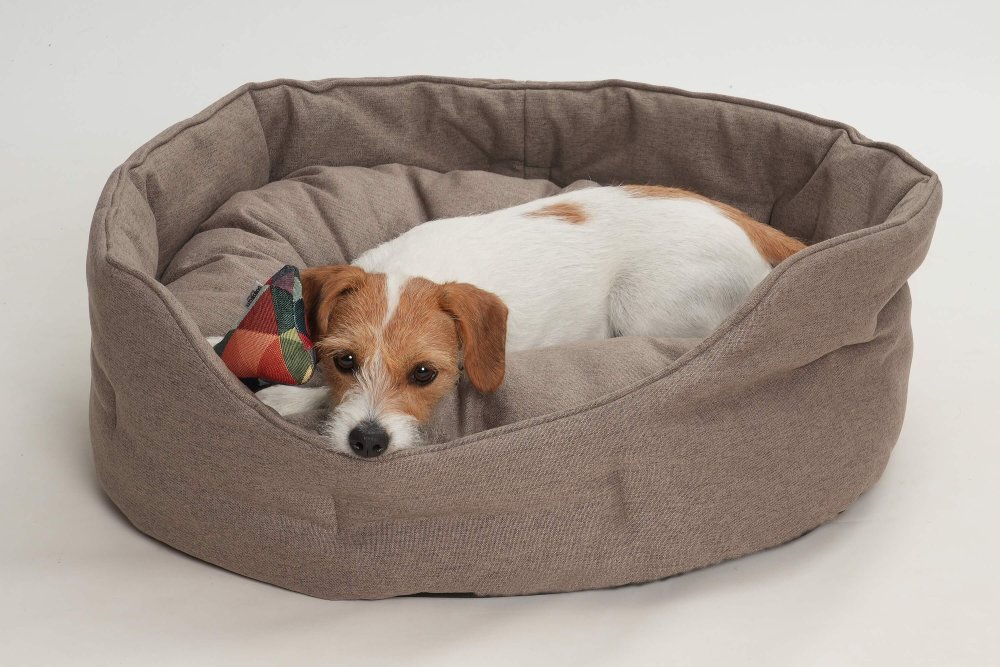 Dog Bed Basket Ono greige