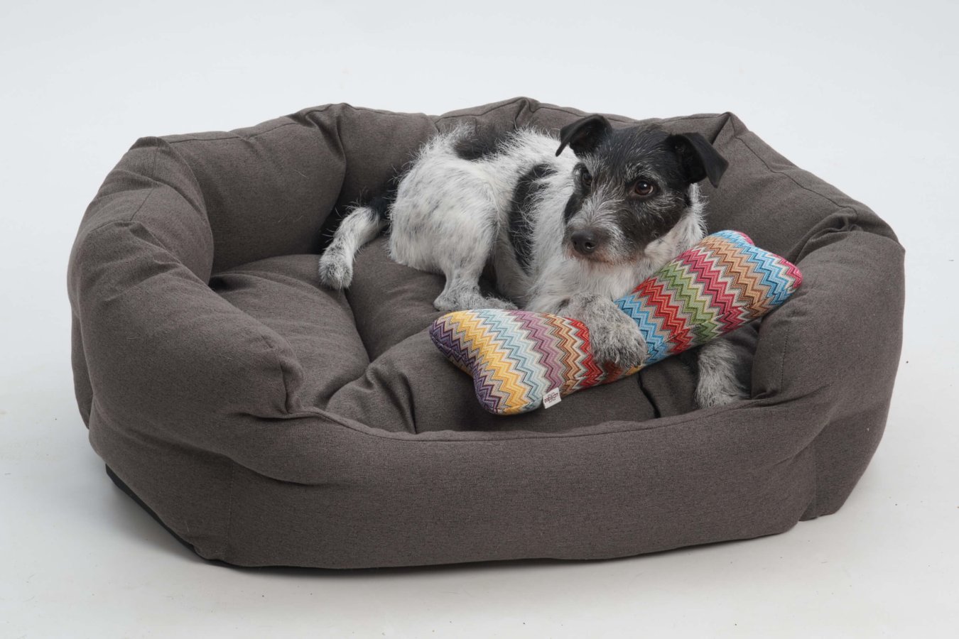 Dog basket Loomi brown