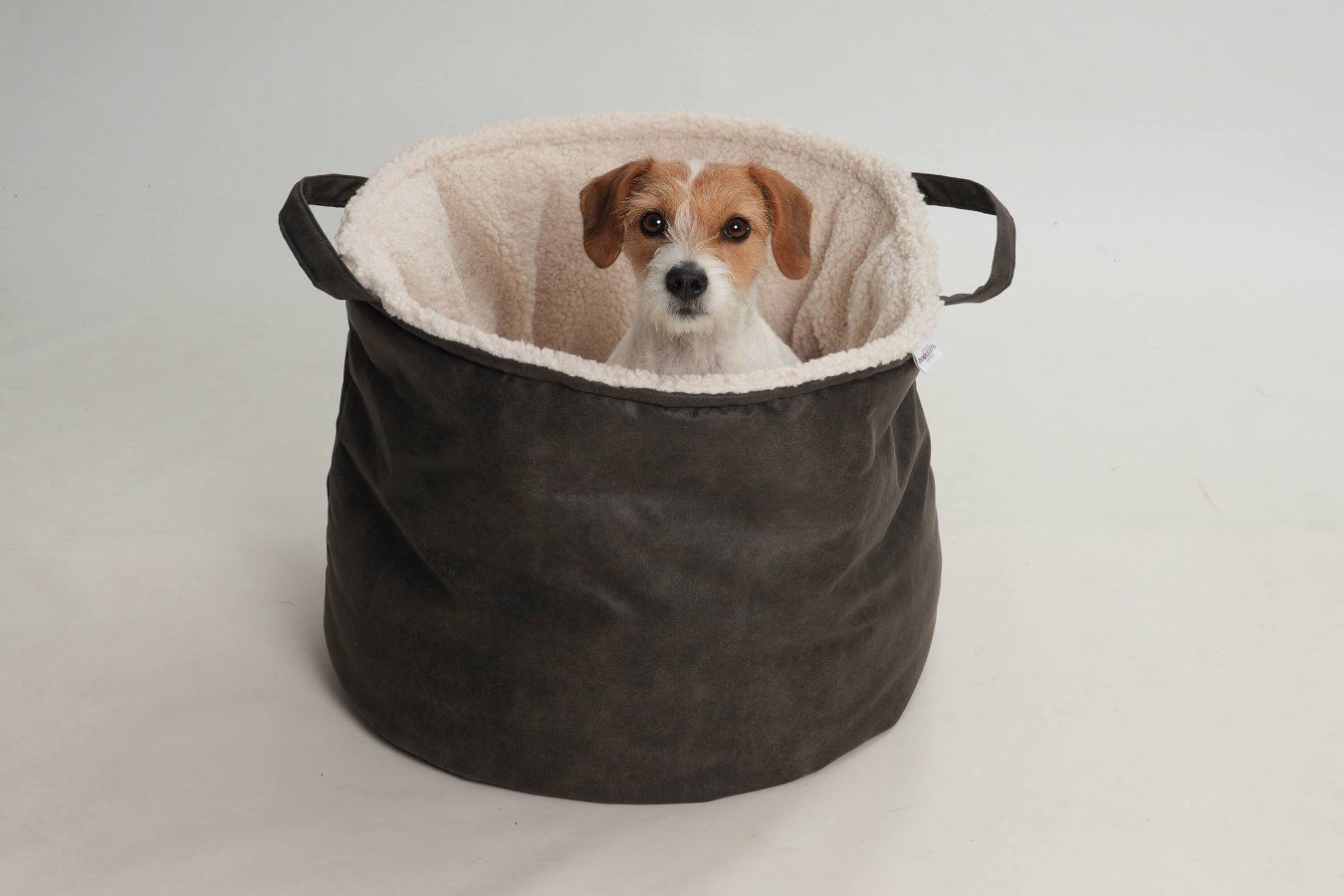 Hundekörbchen Shopper Little Basket Saddle graphit