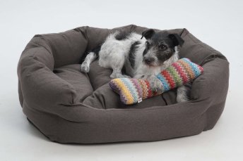 Mobile Preview: Dog basket Loomi brown