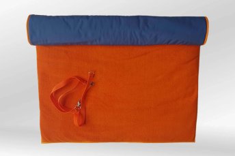 Mobile Preview: Reisematte Travel Mat Picknicker blau orange